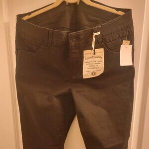 NWT Democracy "Ab"solution Black Ankle Skimmers 18W